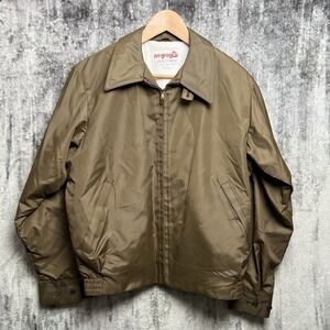 Vintage McGregor Anti Freeze Jacket Mens 40 Brown Drab Talon Zip James Dean 60s